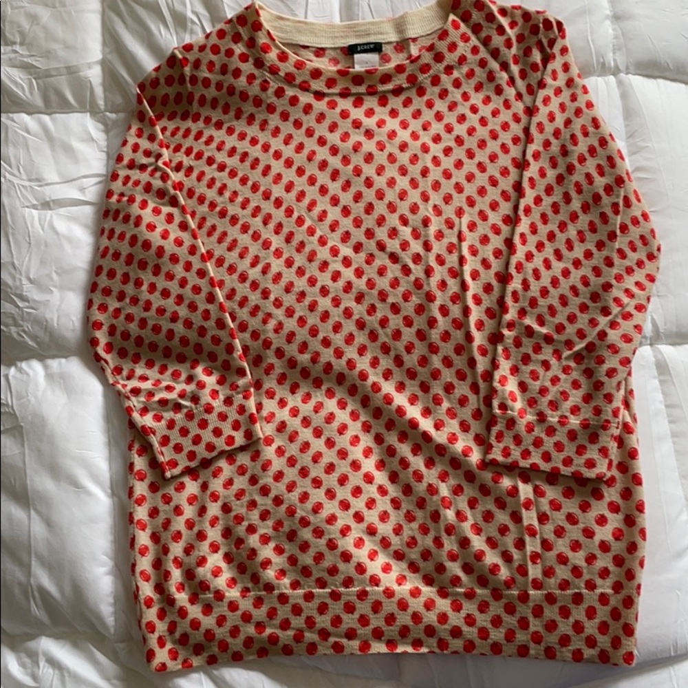 J. Crew Merino Wool Apple Sweater